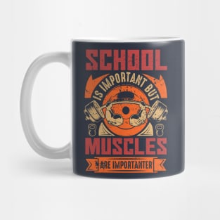 Bodybuilder Training Gym Weight Training Fitness Dumbbell Mug